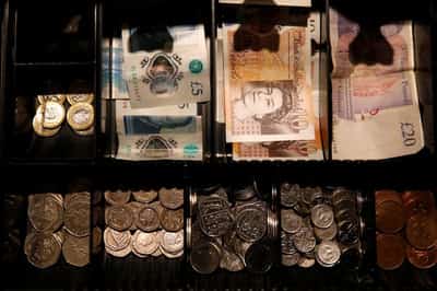 Image for Sterling edges up; UK service sector activity improves 