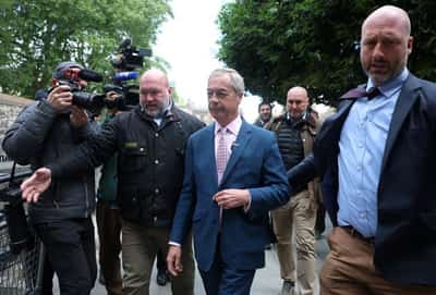 Image for UK parliamentary watchdog to investigate Nigel Farage over $7 million gift, BBC says