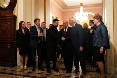 Image for Russia says new US sanctions, if signed by Trump, would make  Ukraine peace deal harder