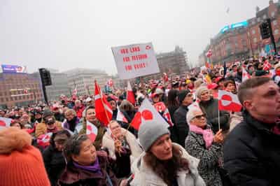 Image for Protesters rally in Denmark and Greenland against Trump annexation threat