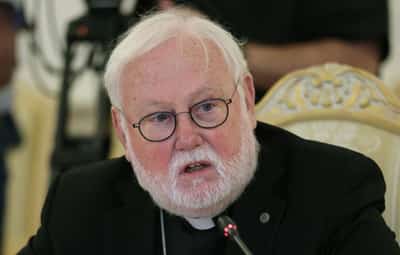 Image for Vatican foreign minister, in Moscow, says Ukraine war must end