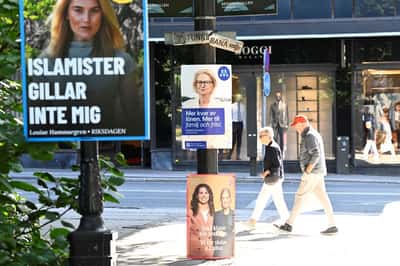 Image for Sweden's ruling coalition trails in poll, but closes gap on centre-left opposition