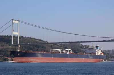 Image for Tanker carrying Russian oil hit by drone in Black Sea near Turkey