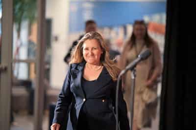 Image for Ukraine's Zelenskiy appoints Canadian ex-deputy PM as economic adviser