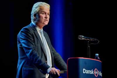 Image for Dutch police detain man over threats to far-right politician Wilders ahead of election