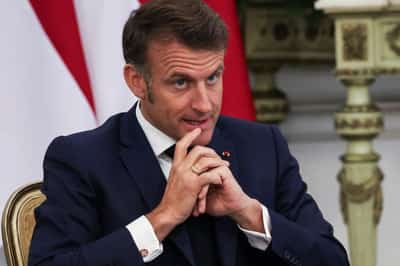 Image for France wants Palestinian two-state solution, Macron says