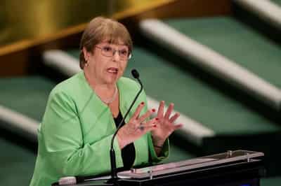 Image for Chile's Bachelet withdraws from race to lead UN