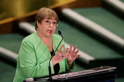 Image for Chile's Bachelet withdraws from race to lead UN