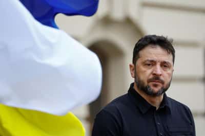 Image for Zelenskiy says he discussed with Ukrainian parliament ways of holding election