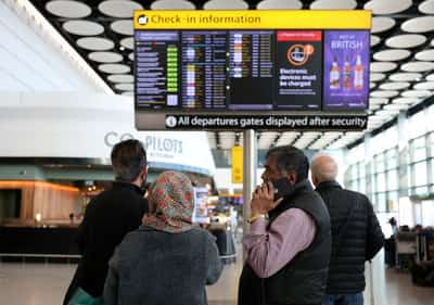 Image for Heathrow passenger numbers fall in April as Iran war disrupts travel