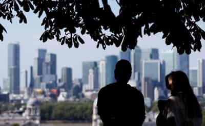 Image for UK business downturn eases despite worsening factory woes, PMI shows