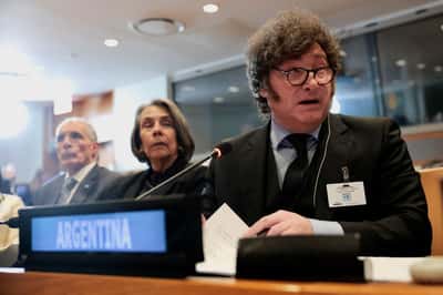 Image for Argentina's Milei addresses UN as tensions rise over Falkland Islands