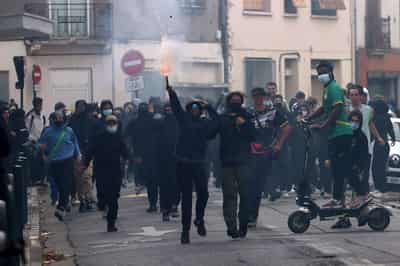Image for Paris police chief says student protest movement out of control, urges peaceful action