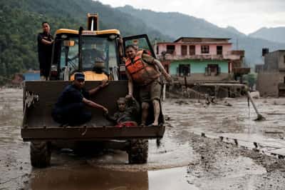 Image for Hundreds missing after devastating flood hits Nepal-Tibet border, 95 bodies recovered