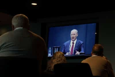 Image for Berkshire shareholders like Greg Abel, but following Warren Buffett is tough