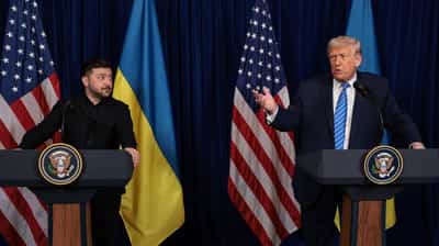 Image for Exclusive-Trump says Zelenskiy, not Putin, is holding up a Ukraine peace deal
