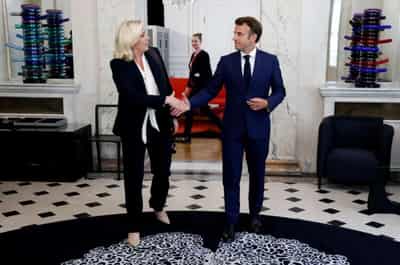 Image for Angry and left behind: rural voters back French far-right in challenge for Macron