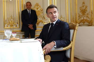 Image for France's Macron sympathises with authors who quit Bollore-owned publisher
