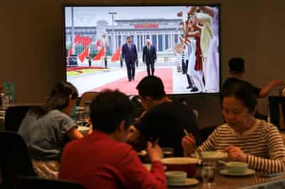 Image for Xi and Putin to dine over Peking duck, Chinese opera and Swan Lake