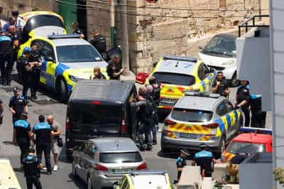 Image for Two policemen injured in Malta shooting