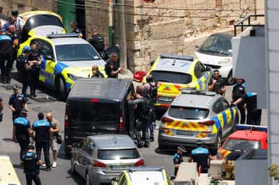 Image for Two policemen injured in Malta shooting