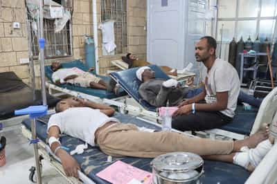 Image for Suspected US airstrike hits Yemen migrant centre, Houthi TV says 68 killed