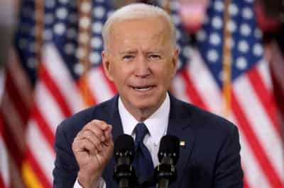 Image for Biden fares better than Trump over first 100 days-Reuters/Ipsos poll