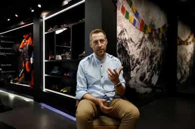 Image for U.S.-based Ukrainian says he completed Everest climb from sea level to summit in four days