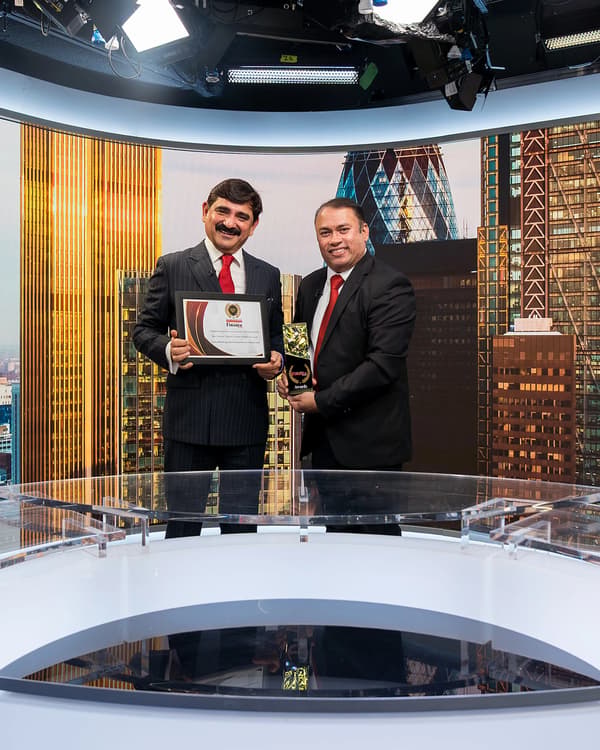 Al Madina Insurance at the London Stock Exchange Studios — Global Banking & Finance Awards 2026