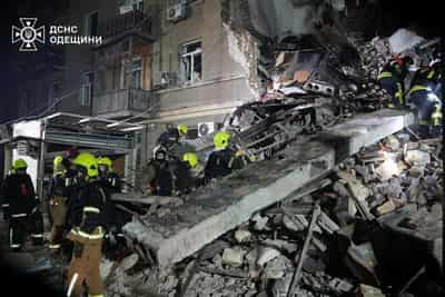 Image for Russian attacks kill five on train in northeast, three in Odesa, Ukraine says