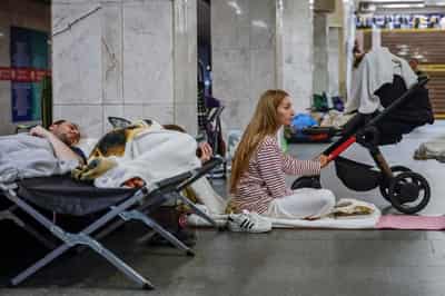 Image for Sleepless in Kyiv: how Ukraine's capital copes with Russia's nighttime attacks