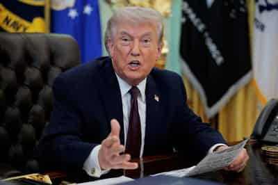 Image for US to leave Iran 'pretty quickly' and return if needed, Trump tells Reuters