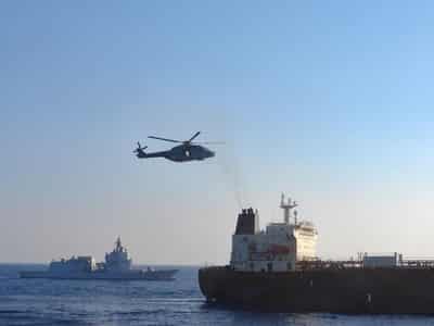 Image for Italian-led EU force boards sanctioned tanker from Russia's 'shadow fleet' in Mediterranean