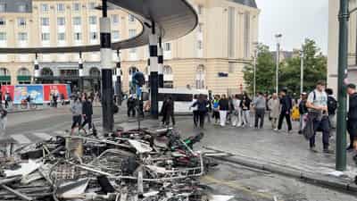 Image for Clashes break out at Belgian protest against education reforms