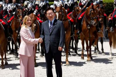 Image for Italy's Meloni and South Korea's Lee agree to deepen ties in Rome talks