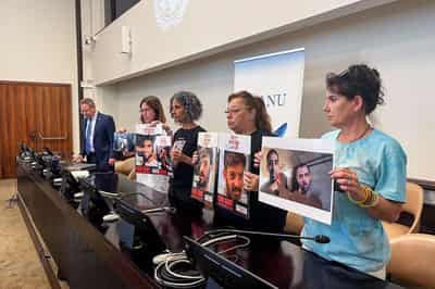 Image for Mothers of Gaza hostages fear Israeli offensive will endanger their sons