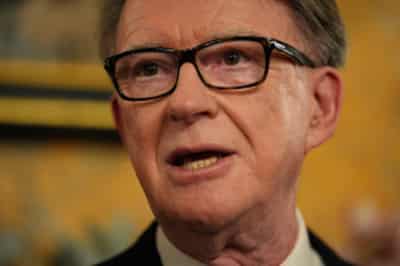 Image for Mandelson's lawyers say his arrest followed 'baseless suggestion' he planned to leave UK