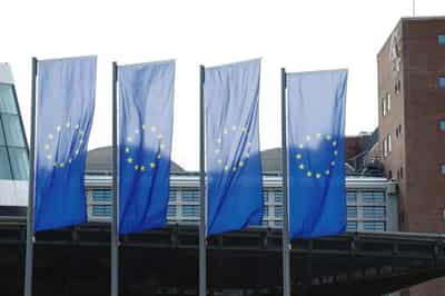 Image for Instant View: ECB sticks with big rate hike even as bank fears roil markets