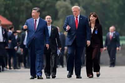 Image for Xi rolls into Trump summit with China's trade engine roaring