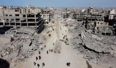 Image for From Israeli-held zones in Gaza, foes of Hamas seek lasting role