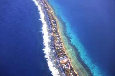 Image for Pacific leaders watch Tuvalu reclamation effort ahead of UN climate meet