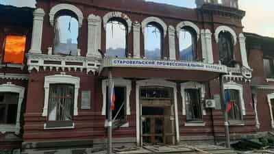 Image for Russia says four killed, 35 children wounded in Ukrainian attack on Luhansk region