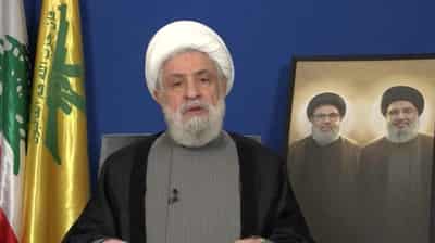 Image for Hezbollah chief rejects disarmament as pressure on Lebanon grows