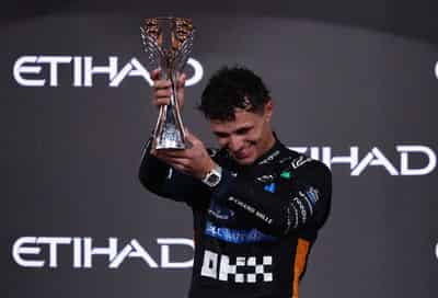 Image for Motor racing-Tearful Norris takes F1 title as Verstappen wins Abu Dhabi race