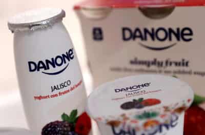 Image for French food group Danone sticks to goals after weak start to 2021 By Dominique Vidalon