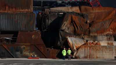 Image for Captain tried to change course before fatal tanker crash, UK jury told