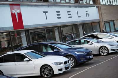 Image for Tesla UK car sales drop 37% as Chinese competition heightens, SMMT data shows