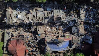 Image for Colombia earthquake death toll surges to 224 as search for survivors continues