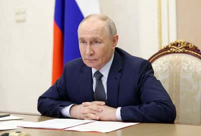 Image for Putin says Ukrainian infrastructure attacks are an attempt to destabilise Russia