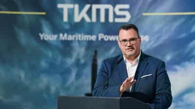Image for 'Money alone does not build ships,' TKMS CEO says on rival Rheinmetall bid for GNYK